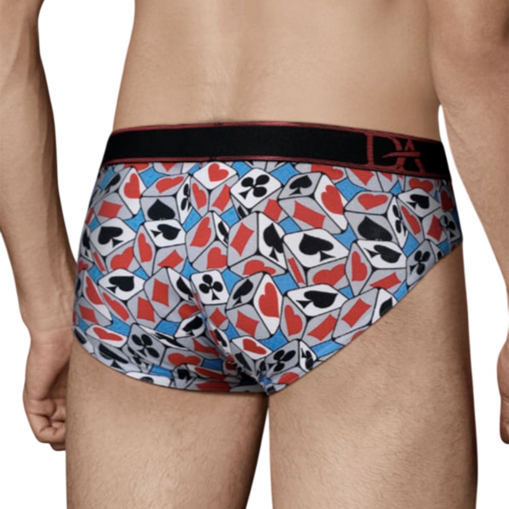 Мужские трусы брифы голубые с принтом Doreanse 1027