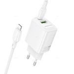 BN27 Fuente PD20W+QC3.0 зарядное устройство набор (Type-C на Lightning) (white)