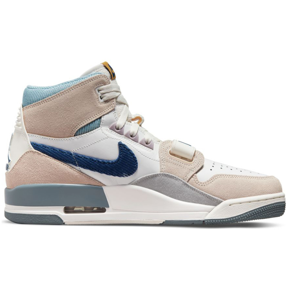 Кроссовки Air Jordan Legacy 312 Corduroy Swoosh - White Mystic Navy