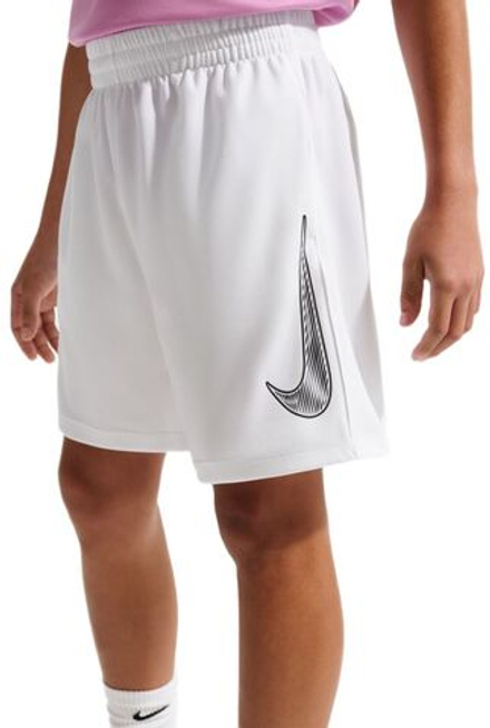 Детские теннисные шорты Nike Boys Dri-FIT Multi - white/black