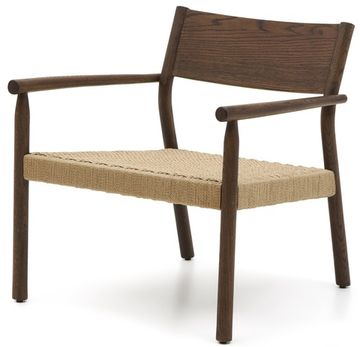 Yalia Кресло из массива дуба с отделкой из ореха и сиденьем из 100% веревки Испания La Forma