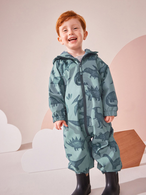 Комбинезон непромокаемый с капюшоном для мальчика Next Q53-250, Синий