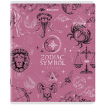 Тетрадь А5 48 л. BRAUBERG скоба клетка матовая ламинация фольга "Zodiac Symbol" (микс в спайке) (20 штук в упаковке)