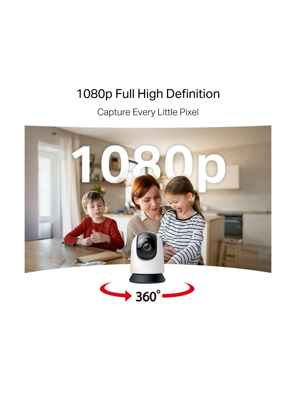 Mercusys MC200 Умная поворотно-наклонная камера