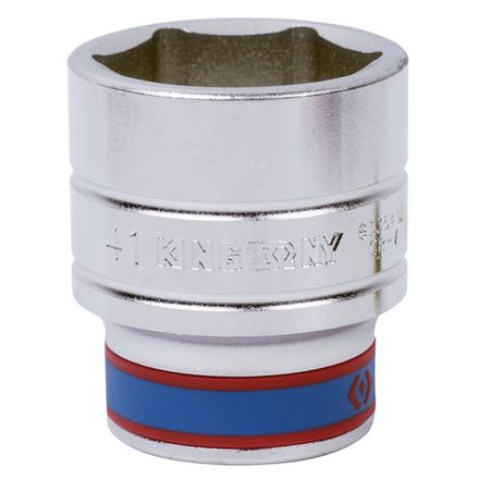Цена на KING TONY (633541M) Головка торцевая стандартная шестигранная 3/4", 41 мм