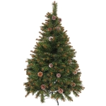 Елка «Лесное очарование» 120 см, ПВХ, шишки (348 веток)