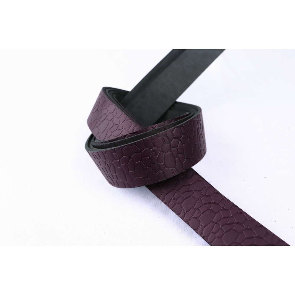 Ременная заготовка Винная с лицевой отделкой + плита Камни