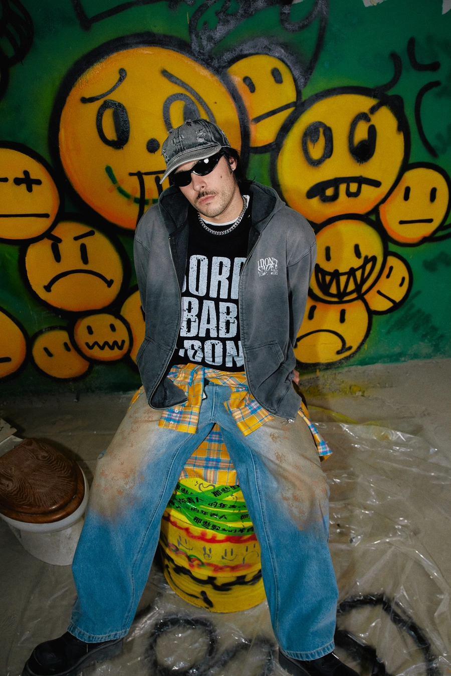 Свитер DONSMOKE "Destroy Logo" Distressed Sweater