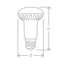Лампа Navigator 61 257 NLL-R63-8-230-6.5K-E27