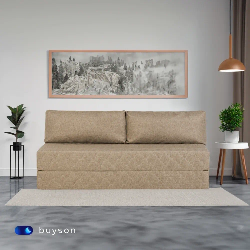 Бескаркасный диван-кровать (трансформер) BuyDream (бежевый)