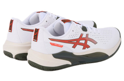 Мужские кроссовки теннисные Asics Gel-Challenger 15 Clay - white/cherry tomato