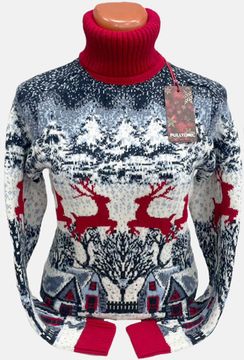 Pulltonic женский из шерсти и кашемира "Сказка 2" Размеры (42-50). LADY