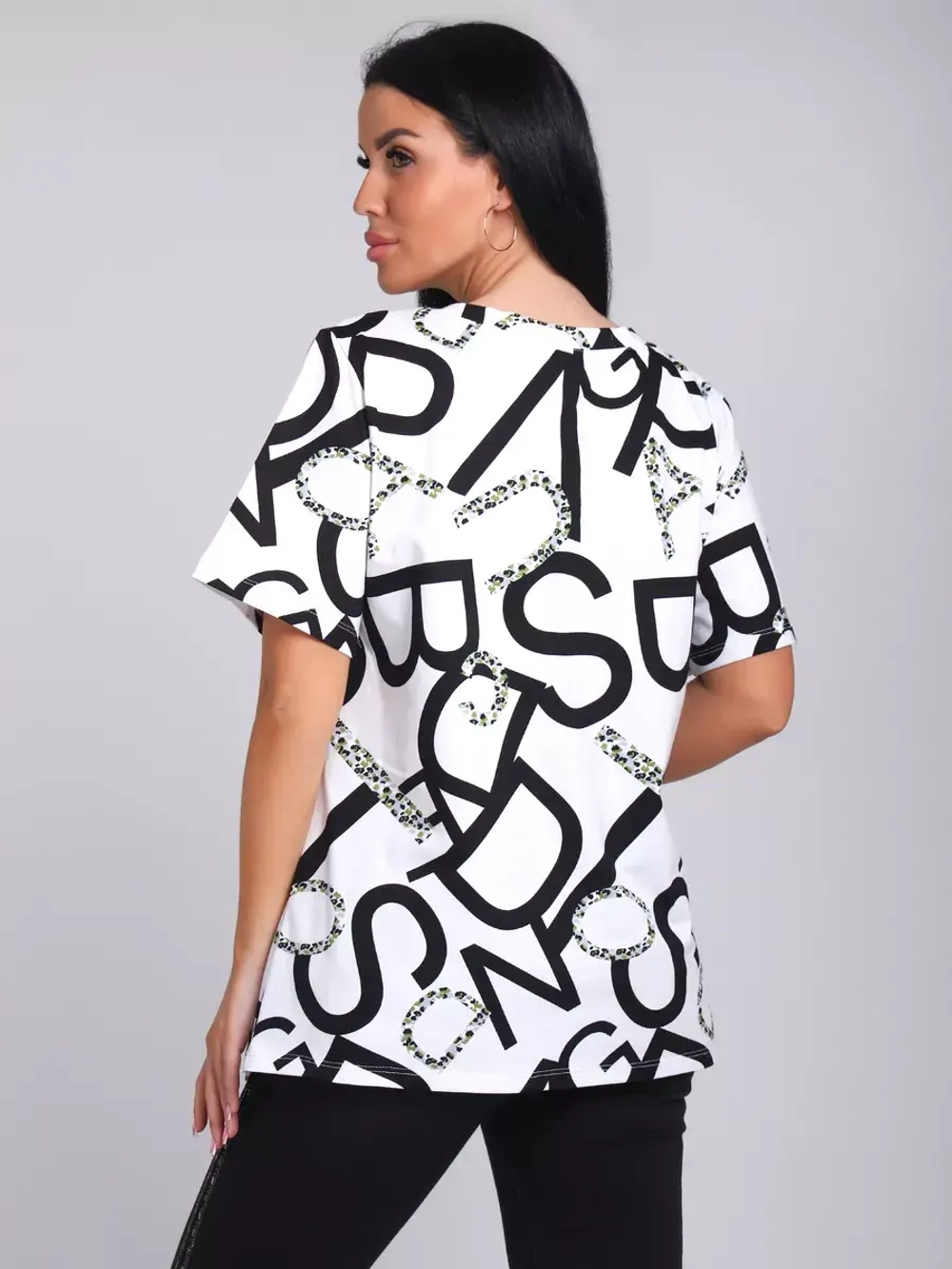 Футболка женская большие размеры