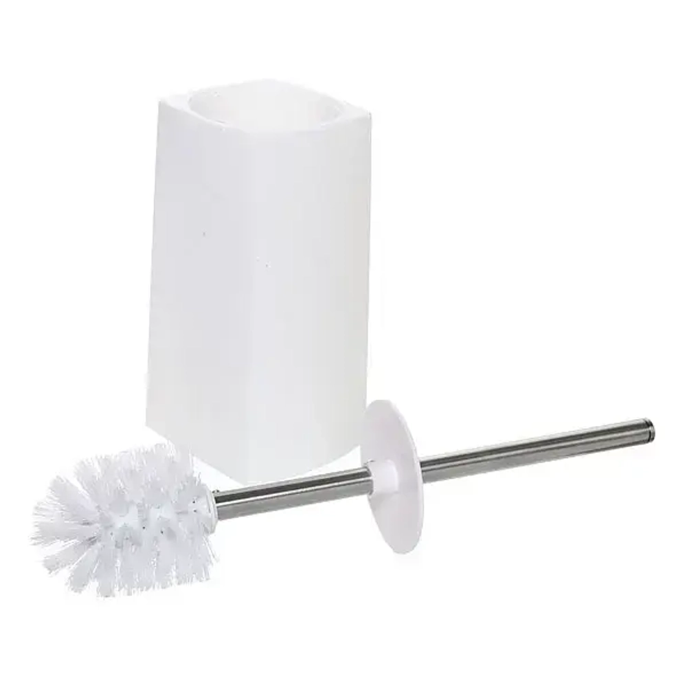 Ерш с высокой закрытой подставкой «Космос» 38 см белый квадрат