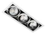 Встраиваемый светильник Ambrella Light Classic T81 T813 BK/CH 3*12W 4200K