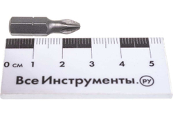 Биты "МАСТЕР" кованые 2 шт. (25 мм; PH2; хвостовик C 1/4") Зубр 26001-2-25-2