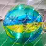Аттракцион Водный шар ПВХ «Жёлто-синий» 1,8*1,8*1,8 м