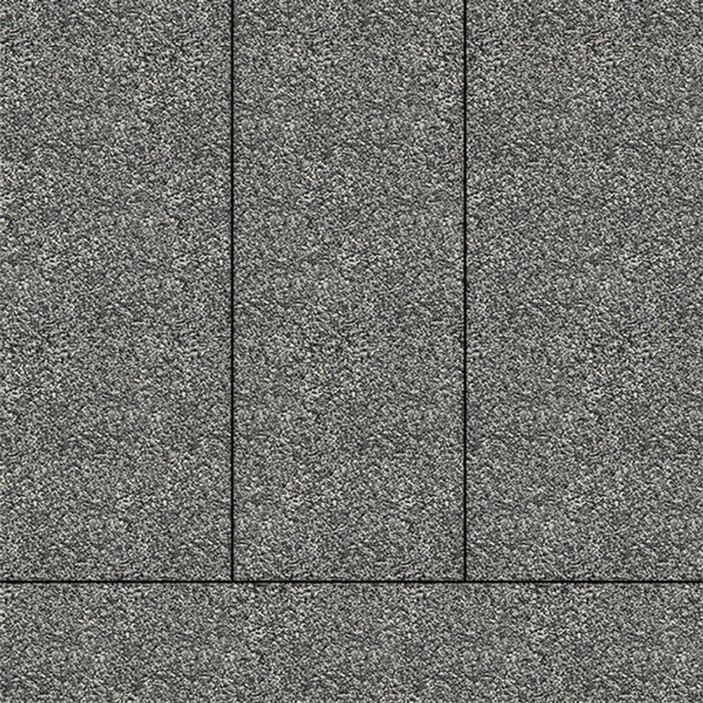 Тротуарная плитка ПРЯМОУГОЛЬНИК 900х300 мм - Гранит+ Серый с черным