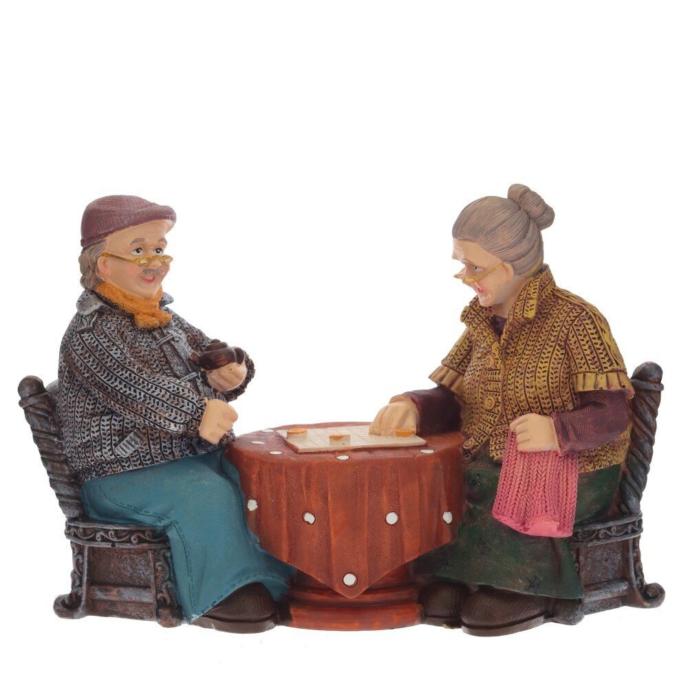 GAEM Фигурка декоративная "Бабушка с дедушкой", L21 W9 H15 см, 2в.