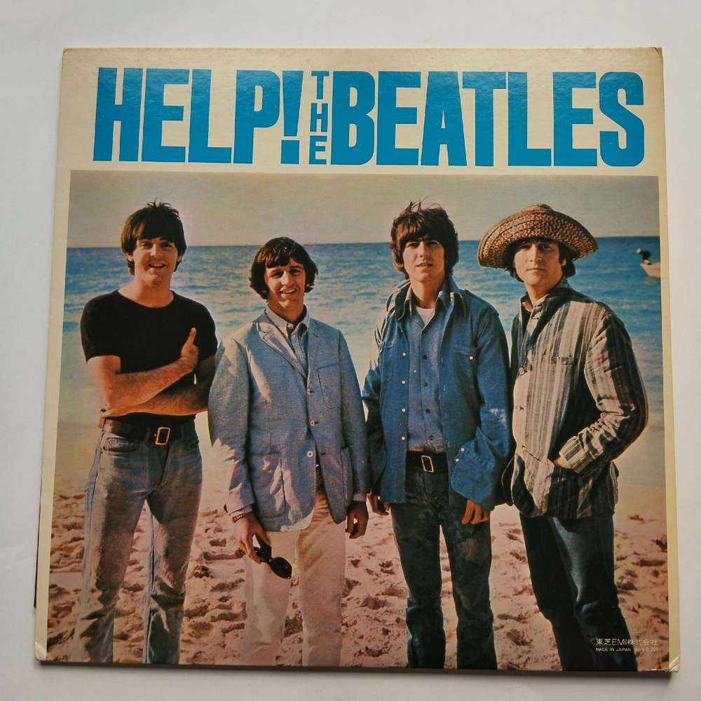 Винтажная виниловая пластинка LP The Beatles Help (Japan 1973) (Obi) You Like Me Too Much