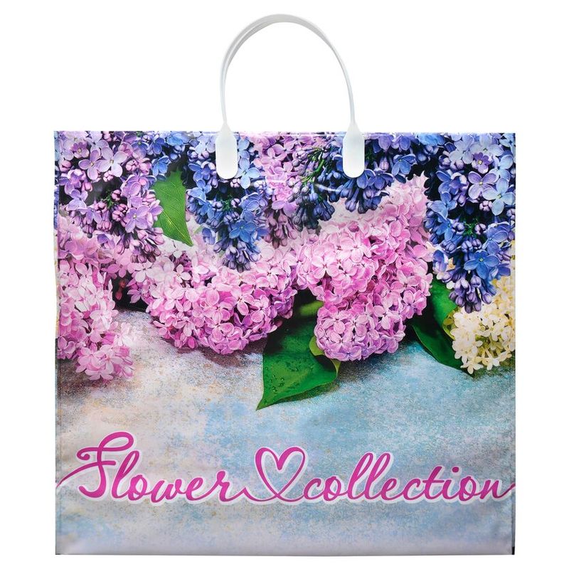 Пакет пластиковая ручка Россия 38*35 см 90 мкм ПВД Май 1 шт 100 шт/кор