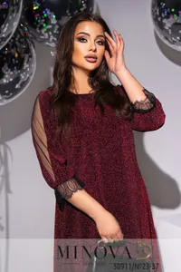 Платье 23-37-марсала Minova