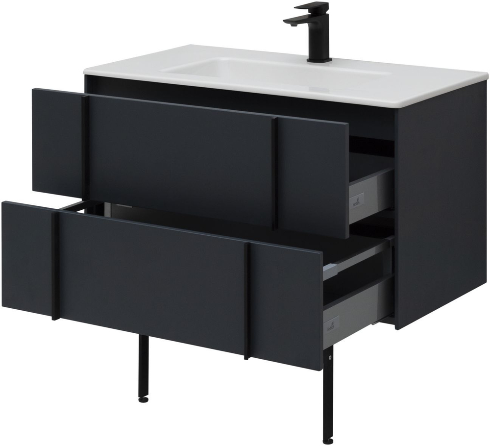 Тумба с раковиной Allen Brau Reality 1.32006.AM 90 anthracite matt