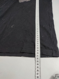 Футболка черная с принтом 42 размер