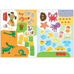 Логика, мышление 2+ Школа Семи Гномов. Активити с наклейками