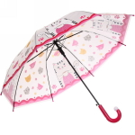 Зонт детский полуавтомат «Ultramarine- Веселые зверята», 8 спиц, d-86, в сложе. виде 65см