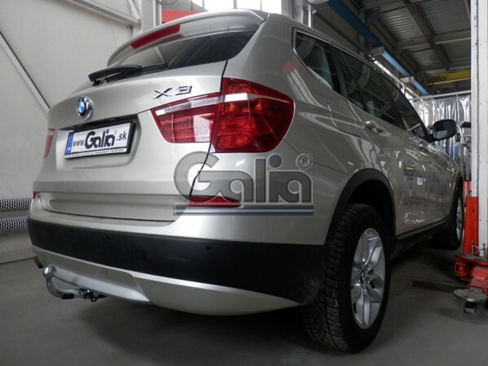 Фаркоп оцинкованный Galia B019C для BMW X3 2010-2017, X4 2014-2018(паспорт и сертификат в комплекте)(без электрики)