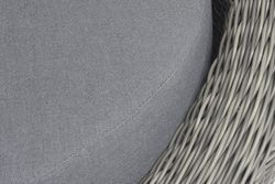 "Барселона" кресло из искусственного ротанга, цвет графит