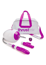 Секс-машина с подогревом и на дистанционным управлении Thrustick (Цвет: белый, фуксия)
