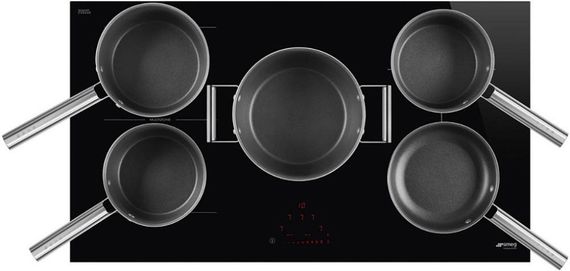 Индукционная стеклокерамич. панель Smeg SI1M4954D