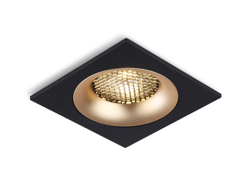 Светильник встраиваемый TN102730 BK/GD черный/золото GU5.3 92*92*23