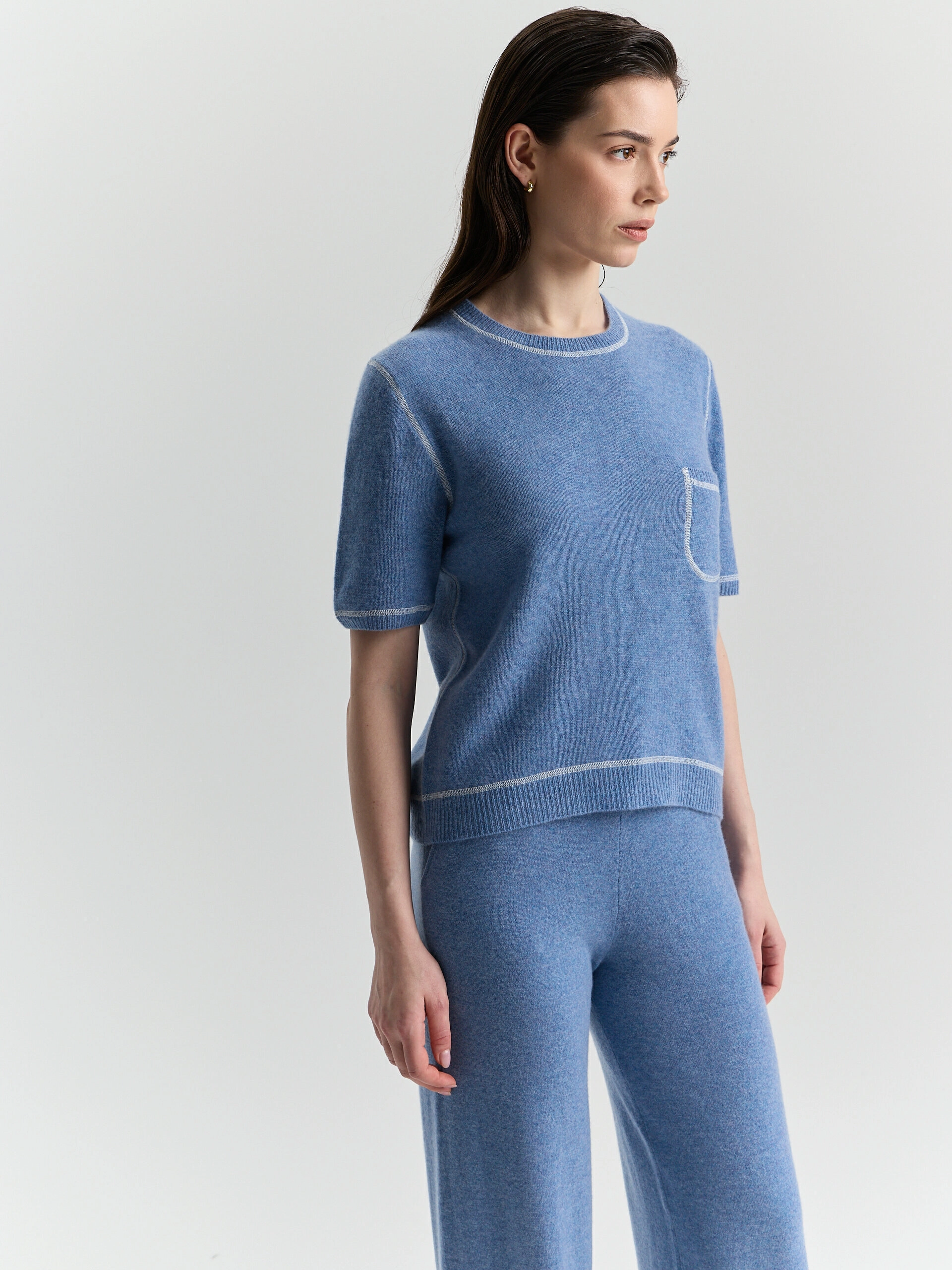 Кашемировая футболка