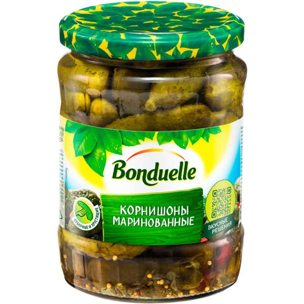 Корнишоны Bonduelle маринованные 580 мл