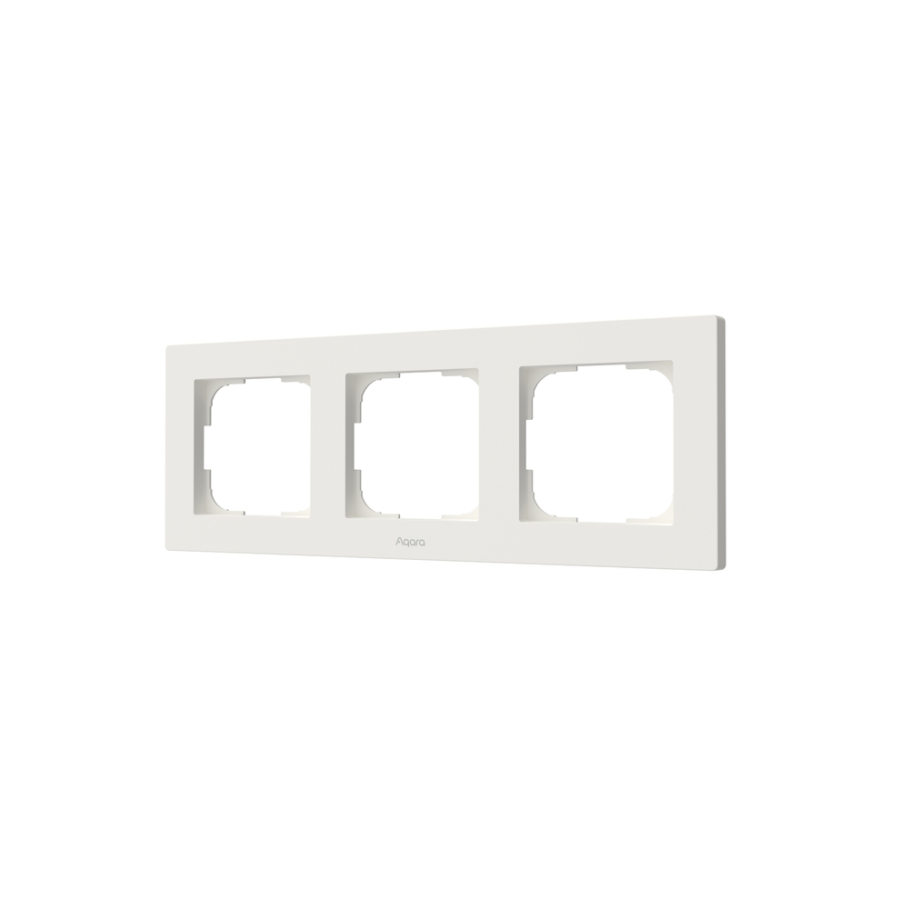 Рамка для выключателя тройная Aqara Switch Frame H2 EU (3-gang) White