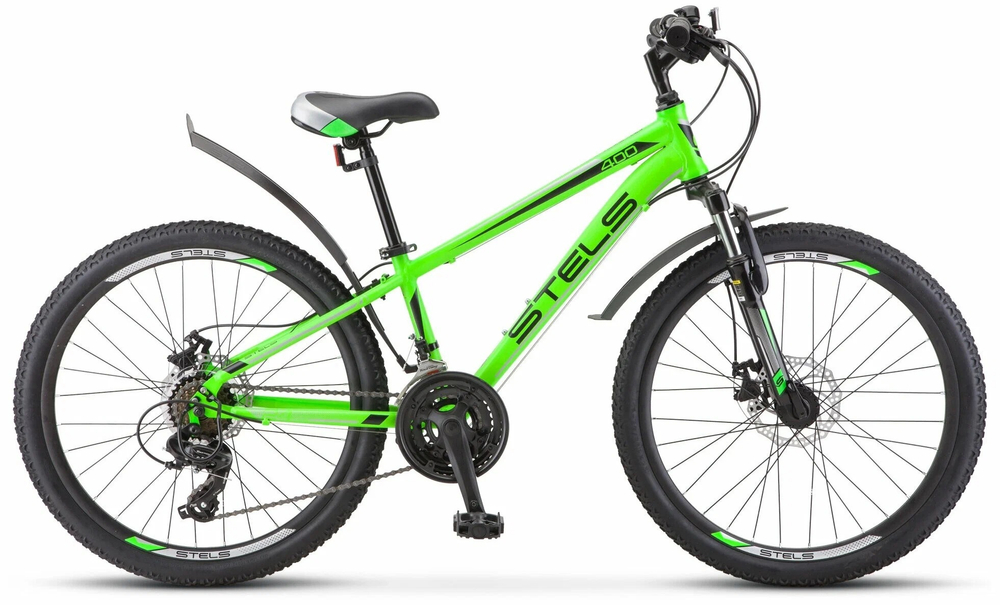 Велосипед STELS Navigator-400 MD 24",рама 12,цвет Зеленый