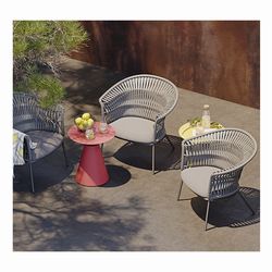 Столик кофейный Marius, Ø50 см, красный