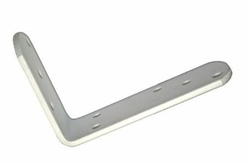 Кронштейн угловой 60-100-20-4,0 мм цвет белый