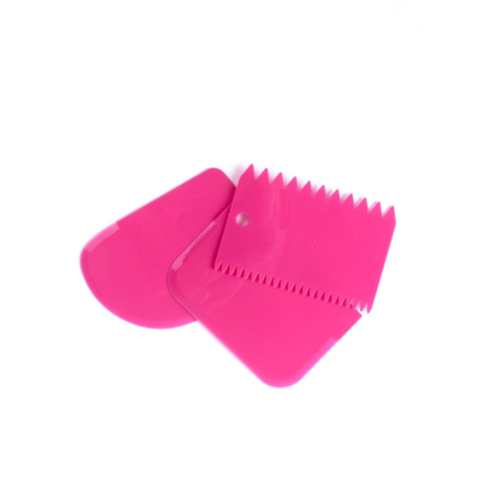 Кондитерский скребок розовый