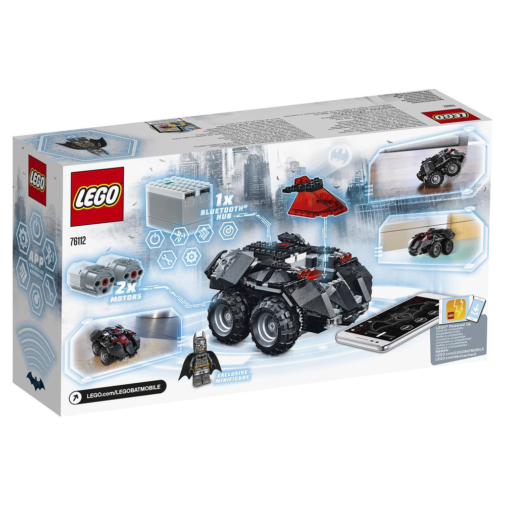 LEGO Super Heroes: Бэтмобиль с дистанционным управлением 76112 — App-Controlled Batmobile — Лего Супергерои ДиСи