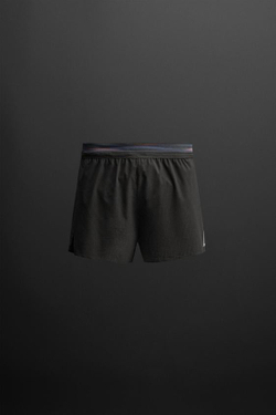 ZARA ШОРТЫ ДЛЯ БЕГА 3”, ЧЕРНЫЙ