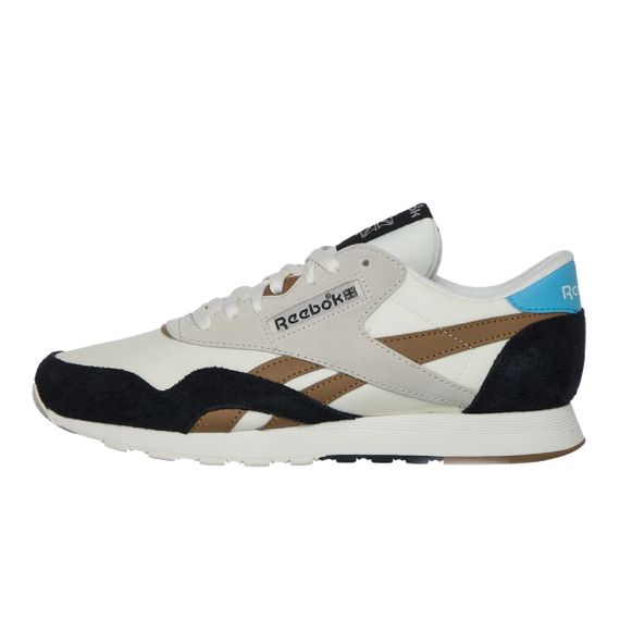 Классические нейлоновые кроссовки Reebok Низкие Белые Черные кроссовки