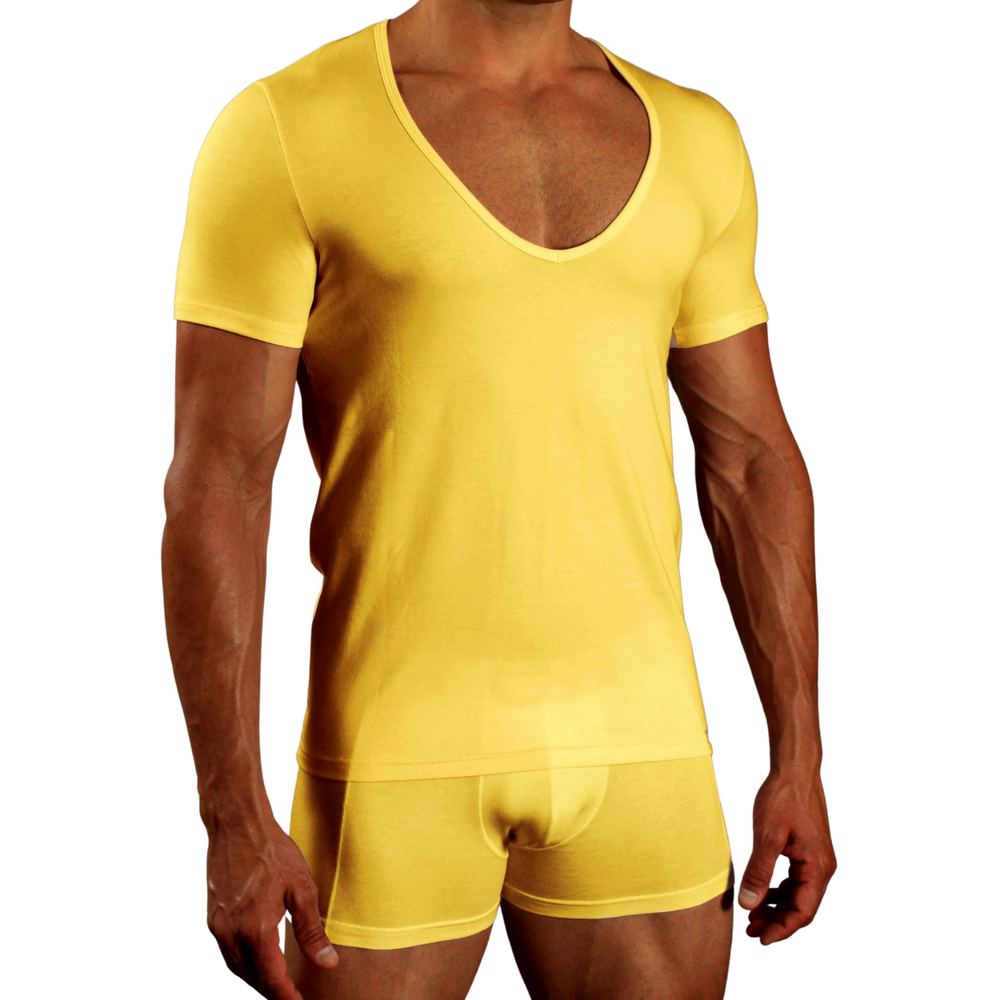 Мужская футболка Doreanse желтая 2820