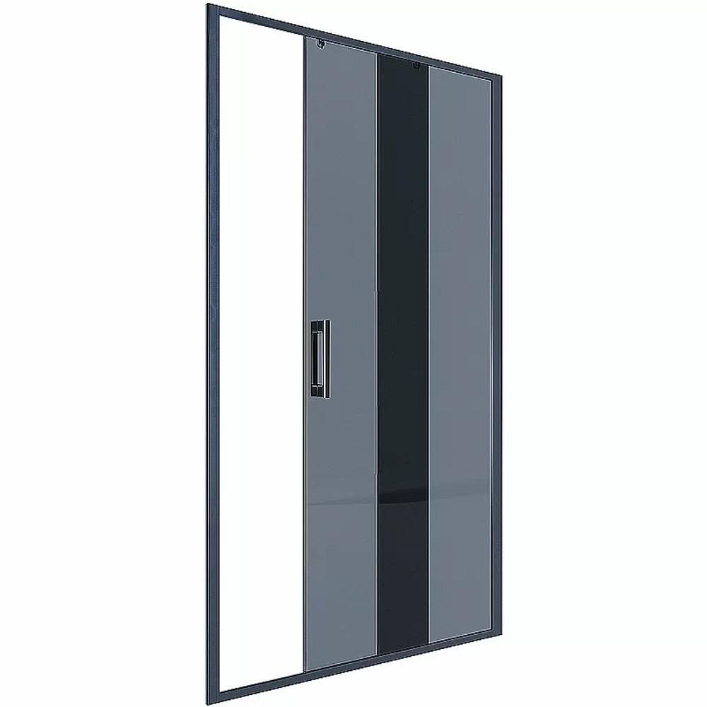 Душевая дверь Alex Baitler 110 AB64B110 стекло тонированное/профиль черный