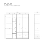 Гардеробная GA01_00