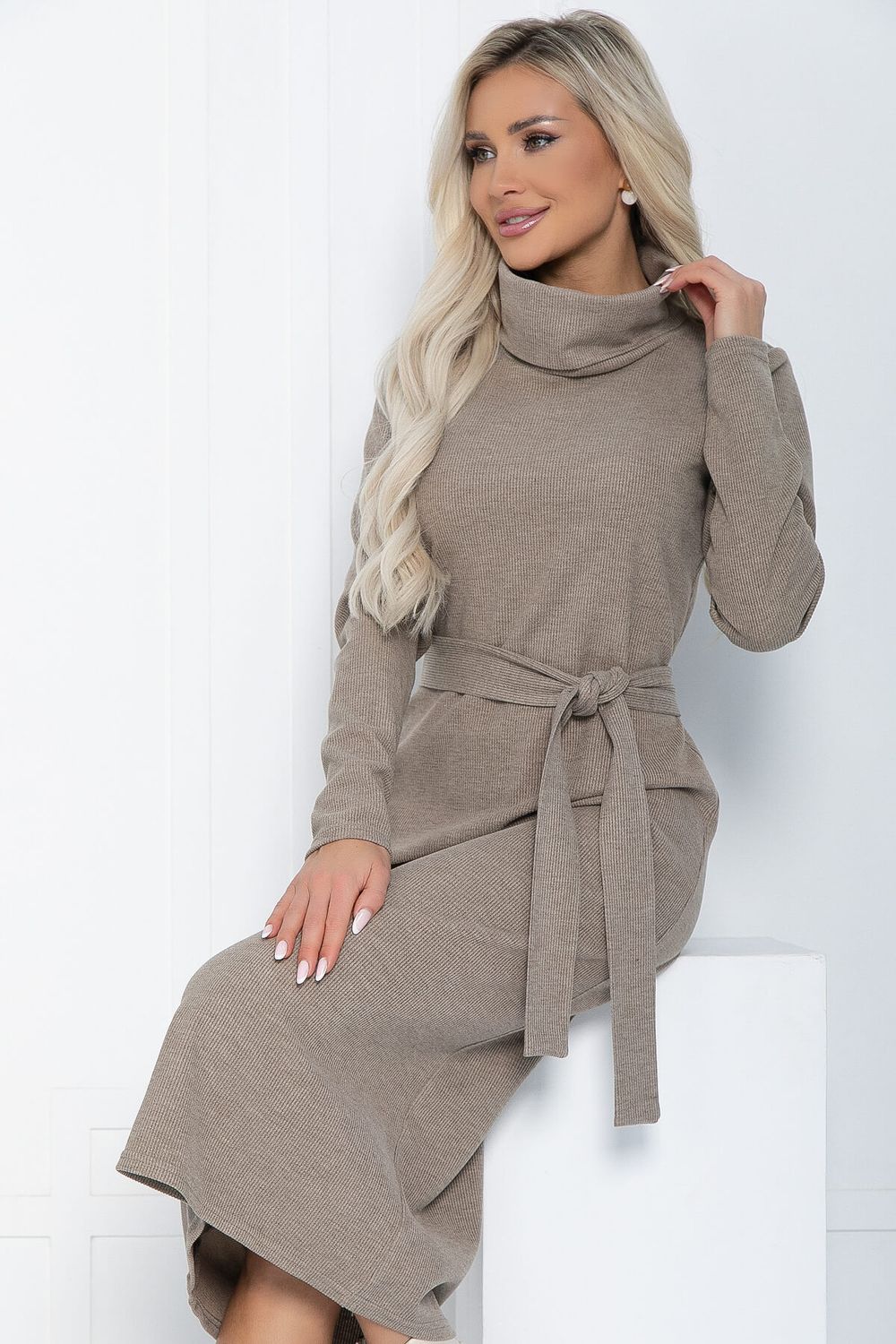 Платье Милен (бежевое) П12162 LT Collection