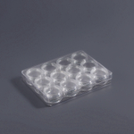 Органайзер для хранения мелочей, 12 баночек, 12×9×2 см, d=2.8×1.5 см, 4.5 мл, прозрачный, 2564699